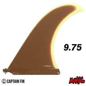 【日祝も発送】キャプテンフィン ロングボード センターフィン JJウェッセルズ モッド CAPTAIN FIN CO. JJ WESSELS MOD 9.75 ブラウン ファイバーグラス ピボットフィン シングルフィン ロングボード