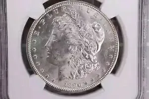 1890-CC モーガン シルバー ダラー、NGC グレード MS 61。ストア #25003