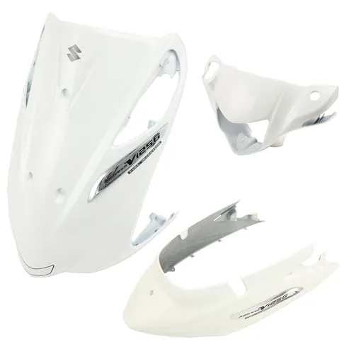 台湾SUZUKI純正 アドレスV125G（ADDRESS）CF46A CF4EA 外装セット 3点セット ソリッドホワイト(30H)