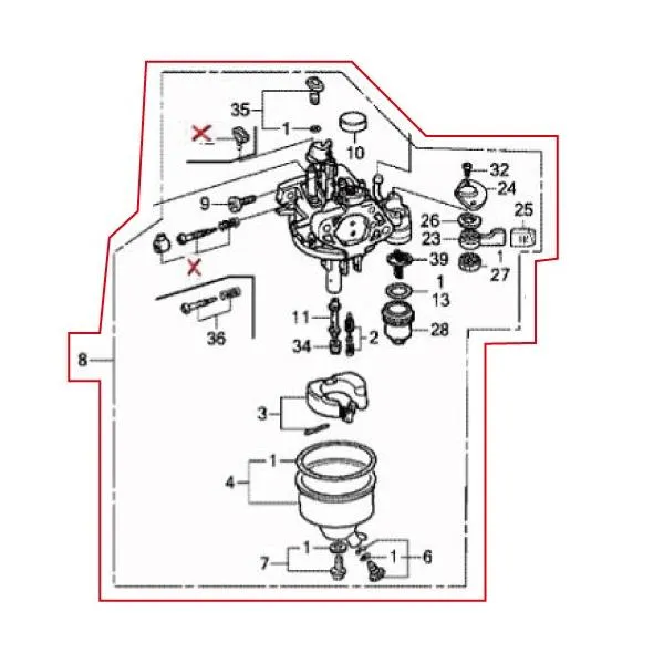 ホンダ純正部品 キャブレターASSY BE48E HSS1170n用 「品番16100-Z1C-H41」