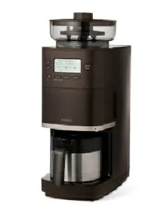 シロカ(siroca) コーン式全自動コーヒーメーカー 4589919838011 カフェばこPRO SC-C271TD (ダークブラウン)