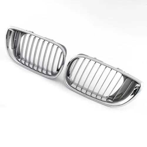 車のフロントラジエーターグリル キドニーフロントフードグリル Compatible With For 320i 325i 325xi 330i 330xi 2000 2001 2002 2003 2004 2005 For E46 51137030546