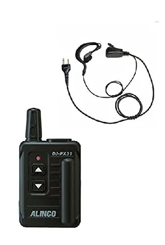 (純正品セット）DJ-PX31B 特定小電力トランシーバー 耳掛け式イヤホンマイクset