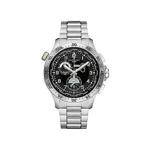 ハミルトン 腕時計 ウォッチ Hamilton H76714135 クォーツ メンズ 男性用 Hamilton Men's Swiss Quartz Stainless Steel Casual Watch, Color:Silver-Toned (Model: H76714135)