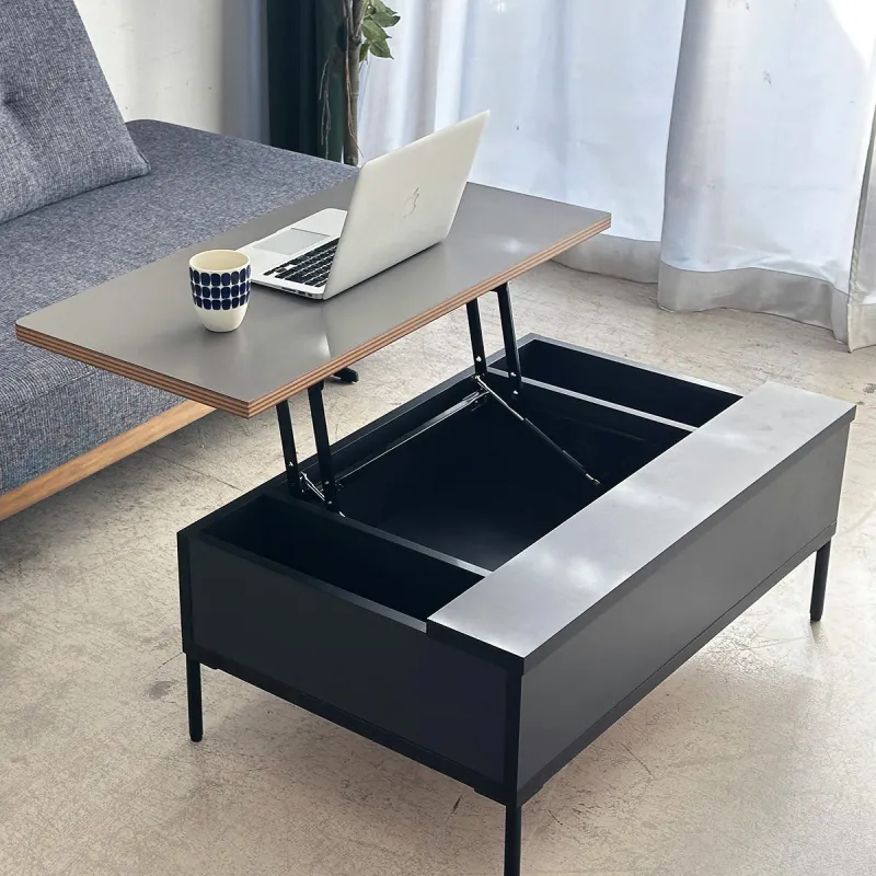 昇降テーブル 幅895 奥行588 高さ370-582 テーブル