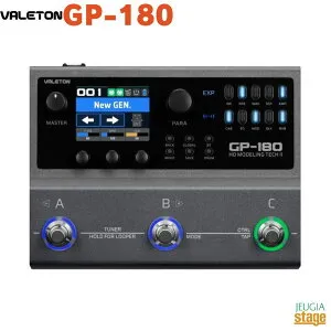 【新商品】VALETON GP-180ヴェイルトン マルチエフェクター【Stage-Rakuten Guitar Accessory】コンパクトマルチ 小型 充電式 effector effect pedal