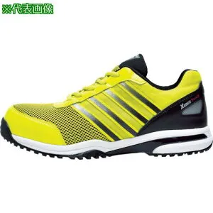 ■XEBEC 85132 セフティシューズ 265 イエロー〔品番:8513280265〕【7942419:0】[店頭受取不可]