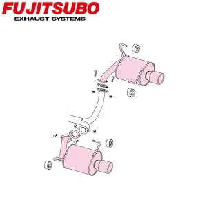 【正規品】FUJITSUBO フジツボ マフラー 車 A-S SUBARU スバル フォレスター CBA-SH5 H19.12～H24.11 350-64531 A-S