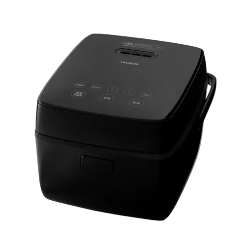 TWINBIRD(ツインバード) 炊飯器 3合 IH 早炊き 一人暮らし 最短19分炊飯 消音機能 新潟 燕三条 黒 ブラック RM-D793B