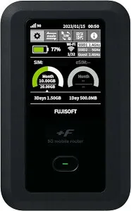 富士ソフト FS050W 新品 モバイル Wi-Fi ルーター 5G SIMフリー 端末