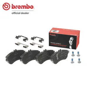 brembo ブレンボ ブラックブレーキパッド フロント用 メルセデスベンツ Cクラス (W204) 204041 H19.6～H22.1 C200 コンプレッサー セダン アバンギャルド スポーツリミテッド オプションSパッケージ含