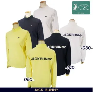 【PREMIUM SALE 40%超OFF】Jack Bunny!! by PEARLY GATESジャックバニー!! JBロゴバックプリントブリスターメッシュレディース長袖モックシャツプルオーバー 263-5166118/24D【正規品】