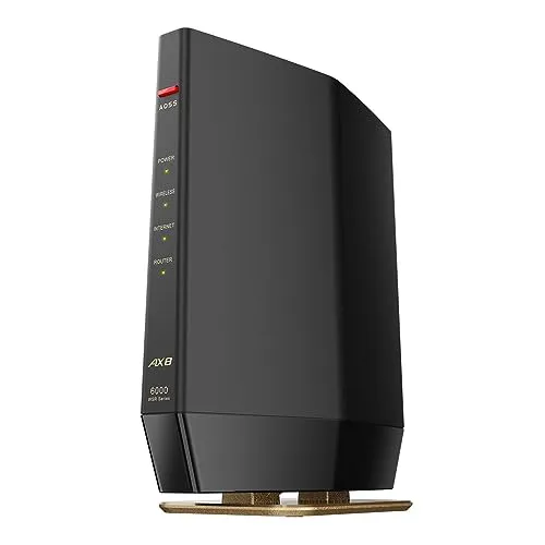 【Amazon.co.jp限定】 バッファロー WiFi 無線LAN Wi-Fi 6 11ax AX6000 4803+1147Mbps 日本メーカー 【 iPhone 15 / 14 / iPhone SE (第三世代) / Nintendo Switc