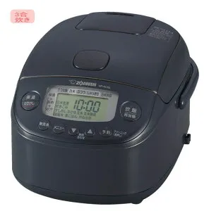 象印：圧力IH炊飯ジャー 極め炊き(3合炊)(スレートブラック)/NP-RU05-BZ