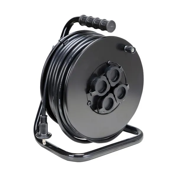 TRUSCO(トラスコ) 電工ドラム ジェネラルリール３０ｍ 屋外用 ODL-30MBK