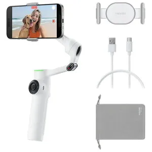 Insta360 スマートフォン用ジンバル「Insta360 Flow 2 Pro」通常版（サミット・ホワイト） CINSABQB-FLOW201