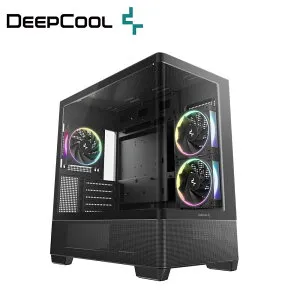 DeepCool｜ディープクール ITX/Micro-ATX/Micro-ATX対応 ミドルタワーPCケース CG380U 3F（ブラック） R-CG380U-BKAGM3-G