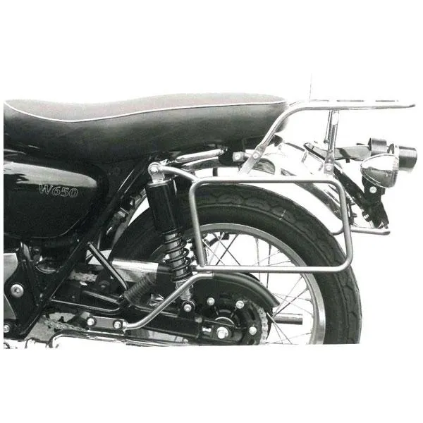 ヘプコ＆ベッカー トップ&サイドケースキャリア クローム W650/W800 650284-0002