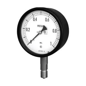 直径100 圧力計 JIS対応密閉形圧力計 BE10 耐食用 SUS製 R1／2 A枠 BE10-193／0-1000KPA