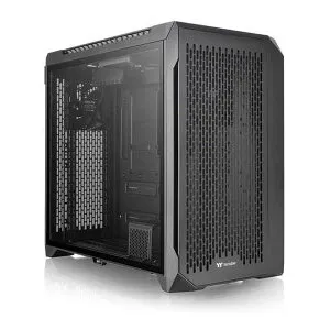 【25日は24時間限定クーポン配布】thermaltake サーマルテイクCTE C750 Air -Black- CTEレイアウト＋140mm ケースファン3基搭載 E-ATX対応 CA-1X6-00F1WN-00(2654302)代引不可 送料無料