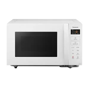 パナソニック 単機能レンジ NE-FL1C-W 1000W インバーター フラット庫内 大きめボタン スピード あたため 解凍 手動あたため 蒸気センサー ごはん おかず ワンタッチ ムラ 手入れらく 家電 キ