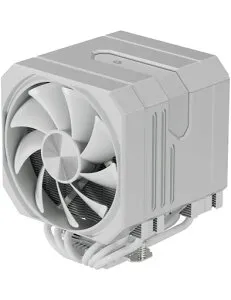 upHereCPUクーラーデュアルタワー/PWMファン6本ヒートパイプTDP265Wサイドフロー型冷却静音CPUファンAMDAM4AM5/IntelLGA20112066(X79/X99マザーボード)ホワイト【up2T6