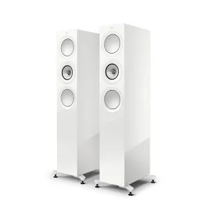 KEF トールボーイ型スピーカー（グロス・ホワイト）【ペア】 R7-META-WHITE KEF