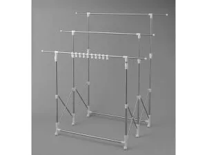 【マラソン限定★ポイント2倍】送料無料 アイリスオーヤマ 伸縮万能室内物干し H-MS3S 物干し 洗濯 清掃 清掃