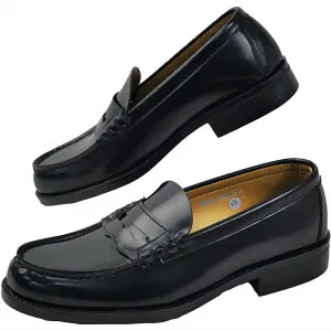 ハルタ HARUTA ローファー メンズ 6550 日本製 3E 定番 フォーマル リクルート フレッシャーズ 冠婚葬祭 ビジネスシューズ 学生靴 黒 ブラック evid m-sg