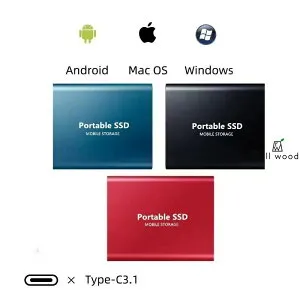 ポータブルSSD 500GB 1TB 2TB 4TB ハードディスク USB3.1 外付け 耐衝撃 強互換性 トランセンド 外付け ポータブルハードディスク