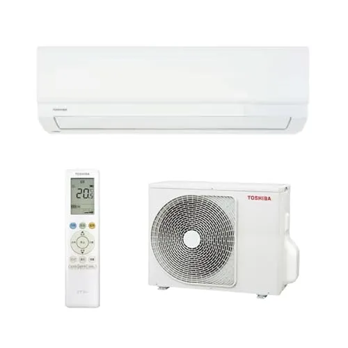 TOSHIBA 東芝 エアコン U-Mシリーズ RAS-U221M-WH 主に6畳 単相100V コンパクト 高効率省エネモデル 冷房能力2.2kW 暖房能力2.2kW (商品配達のみ)