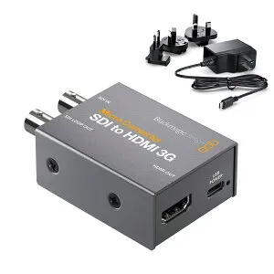Blackmagic Design Micro Converter SDI to HDMI 3G PSU (CONVCMIC/SH03G/WPSU)