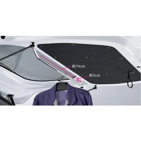 HONDA ホンダ 純正 テールゲートバー 08Z08-TXA-001D | HONDA純正 ホンダ純正 N-VAN NVAN JJ1 JJ2 N-VAN E: JJ3 インテリア部品 タオル ハンガー 掛ける 機能的