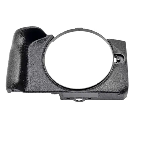 互換性がありますCanon EOS R50/R100 対応 - フロントカバーシェル + ハンドルグリップラバー (ブラック/ホワイト)、カメラ交換部品(Front cover black)