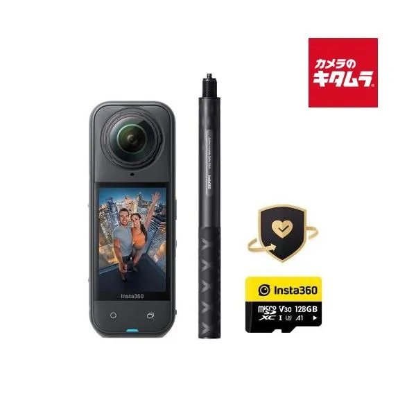 Insta360 X5 スノーボードキット（CINSAAHA-X581） ビデオカメラ 4K 5.7K 8K 小型 高画質 ウェアラブル 全天球360度カメラ 《納期未定》