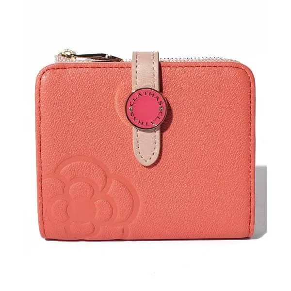 [マルイ]ブラン Lファスナー二つ折り財布 CLATHAS / クレイサス /クレイサス（CLATHAS） ピンク