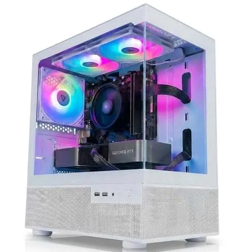 TITAN GAMING ゲーミングPC デスクトップパソコン GeForce RTX 5060 Ti 16GB Ryzen 7 5700X メモリ16GB NVMe SSD 1TB Windows 11 Home CX200M ホワイト