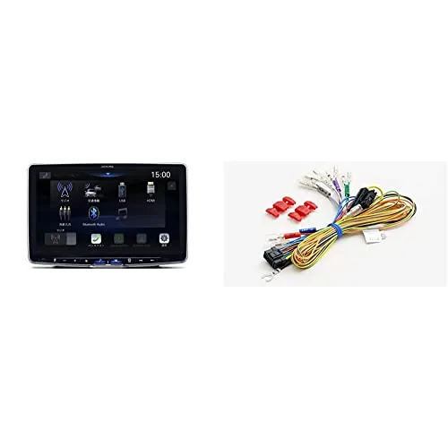 アルパイン(ALPINE) 11インチディスプレイオーディオ フローティング ビッグDA DAF11Z ワイヤレスAppleCarPlay/AndroidAuto/Buletooth & カーナビ電源コード 2012年以降のモデルに対応 KCE-GPH16