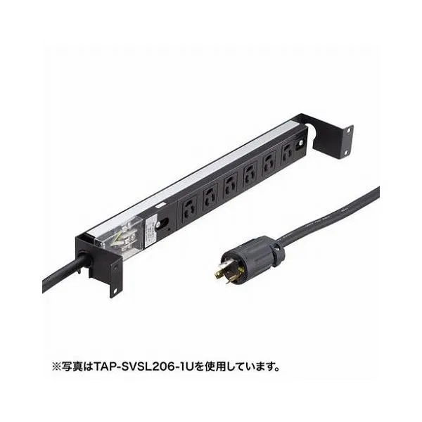 サンワサプライ サーバーラック用コンセントバー1U TAP-SVSL156-1U 代引不可
