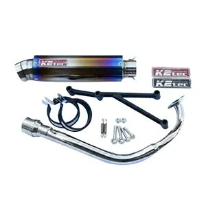 K2tec(ケイツーテック) GP-R STD 3ピースタイプ チタン アドレスV125 -08 8v125-gps3-ti バイク フルエキゾーストマフラー