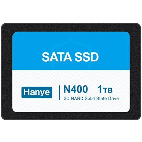 Hanye 1TB 3D NAND TLC採用 内蔵型 SSD 2.5インチ 7mm SATAIII 6Gb/s アルミ製筐体 国内正規代理店品