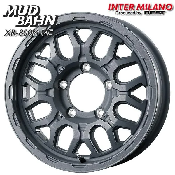 ジムニー BEST MUD BAHN マッドバーン XR-800M ME 16インチ 5.5J 5H139.7 +20 CGY アルミホイール単品 4本セット 送料無料