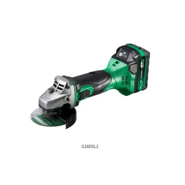 HiKOKI ハイコーキ コードレスディスクグラインダ ＜G18DSL2(XPZ)＞ ※バッテリー・急速充電器・ケース付