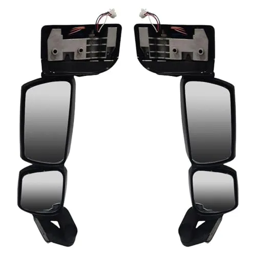 IVECO Eurocargo Eurotech Eurotrakker Stralis 2006-2024 24V 用ウィングドアミラーリアビュートラックアセンブリ、カーアクセサリー、ミラー一式（1ペア）