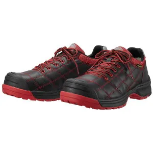 ドンケル ダイナスティプロフェッショナル 安全スニーカー ブラック×レッド 28.0cm JSAA規格 A種認定 DYPR-23-BK/RED-28.0 DONKEL
