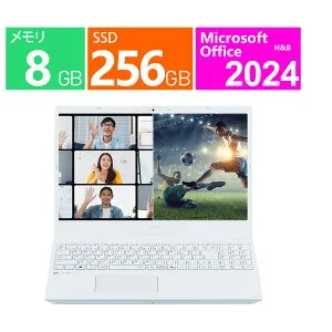 新品 NEC ノートパソコン 15.6 型(インチ) LAVIE N15 N1530/JAW-HE PC-N1530JAW-HE [パールホワイト] 第12世代 インテル Core i3 1215U(Alder Lake) 6コア メモリ：8GB SSD：256GB Windows 11 Home Office付き