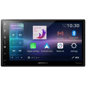 Pioneer ディスプレイオーディオ DMH-SZ500 6.8インチ 2D ワイヤレス AppleCarPlay AndroidAuto Bluetooth カロッツェリア
