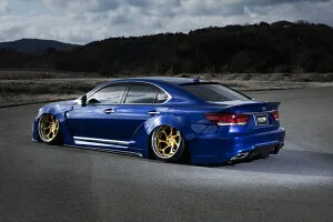 エイムゲインLEXUS LS460/600h USF40/UVF45 後期 F SPORT 純VIP GT オーバーフェンダー type2 サイドステップ