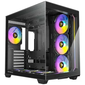 ANTEC ATX ミドルタワーケース Constellation C5 ARGB ブラック 前面、側面強化ガラスパネル