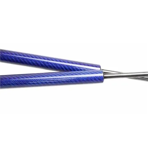 バックドアダンパー 39859356 に適合する ボルボ に適合する V70 に適合する XC70 2008-2016 トランクドッグガードガスリフトサポートロッド リアハッチダンパー(Blue carbon fiber)